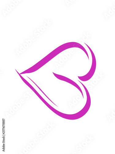 vector illustration of a pink heart