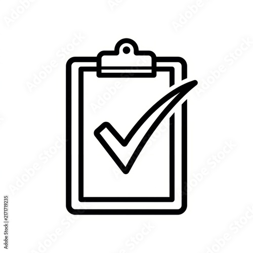 Minimalist line art illustration of a shopping bag icon.