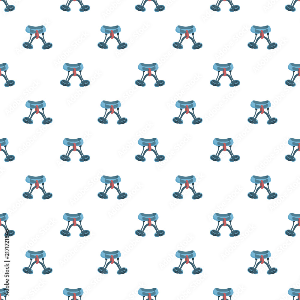 Fototapeta premium Climbing harness repeating pattern creating a background for safety and sport concepts