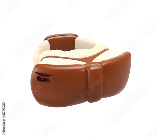 3D VR Headset for Education with Graduation Cap Icon Vector Illustration