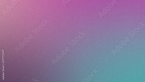 Abstract grainy gradient background with purple and teal colors