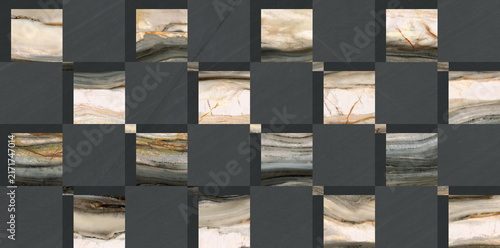 Natural dark grey green colors Marble Stone Texture Background