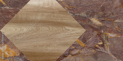 Natural Wood Pattern Background