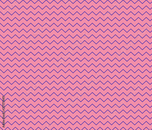 Seamless chevron pattern in pink and purple vector illustration