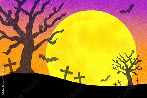 Tapety artystyczne ハロウィン用テクスチャ素材