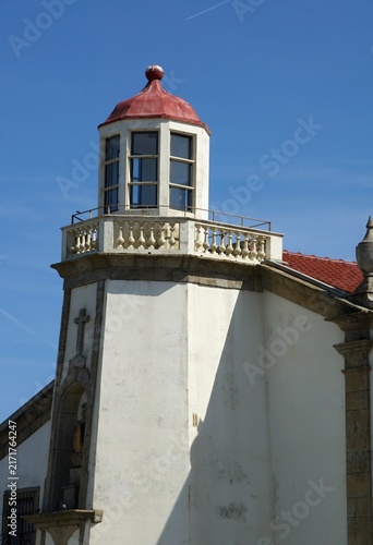 Farol de São Miguel church tower in Porto. Portugal - Norte