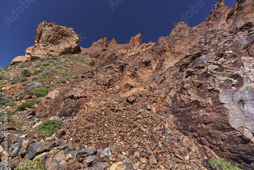 Fotografie Scree slope below Guajara crags, Tenerife