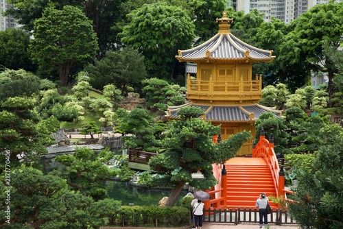Nan Lian Garden : le Pavilion of Absolute Perfection à Hong Kong en Chine
