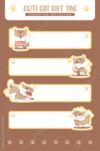cute cat bookmark collection 6