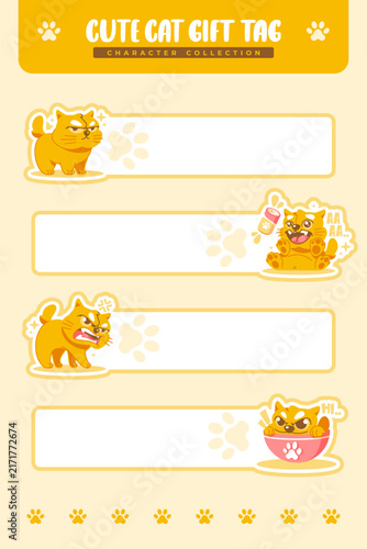 cute cat bookmark collection 3