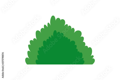 Green Grass on White Background. Vector illustration