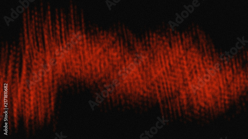 Cuadro en lienzo Vibrant red streaks pulse against a deep black background