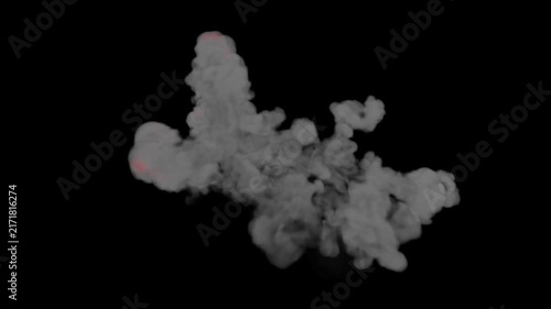 VFX Real Smoke Motion Graphics cinematic pack featuring realistic smoke explosion elements with alpha channel in 4K resolution perfect dynamic overlay effect for video editing projects and animation