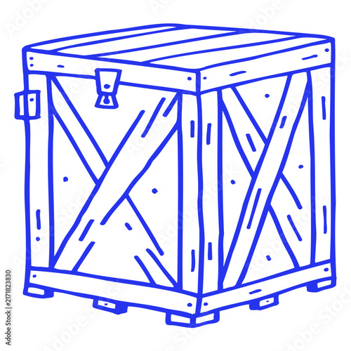 Wooden Box Decor Home Object