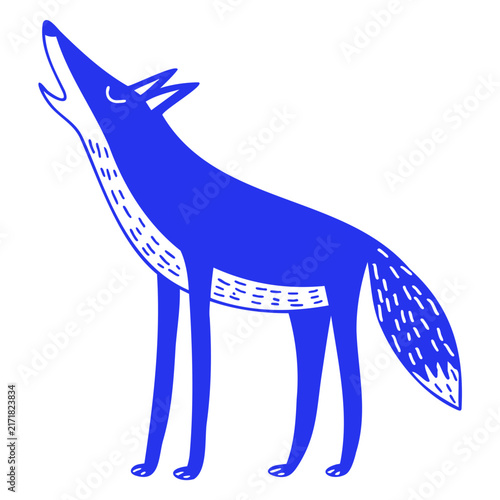 Wolf Howling Animal Wildlife Nature