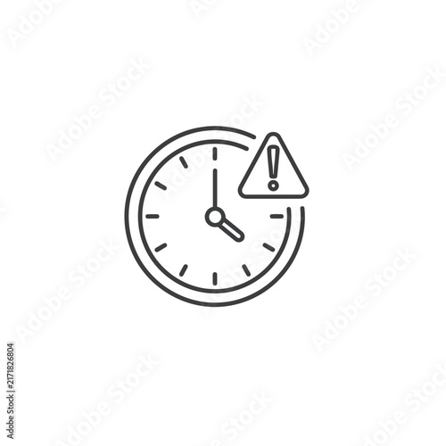 Deadline Time Urgency Alert Clock Icon