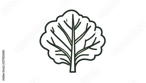 Minimalist black and white floral line art illustration.