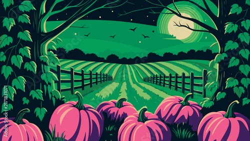 vector illustration of a forest