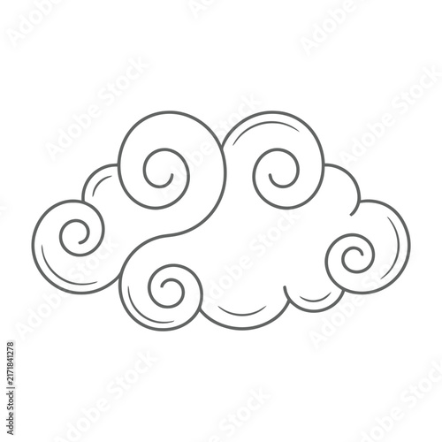 Stylized Cloud Outline