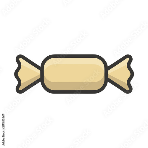 Wrapped candy icon