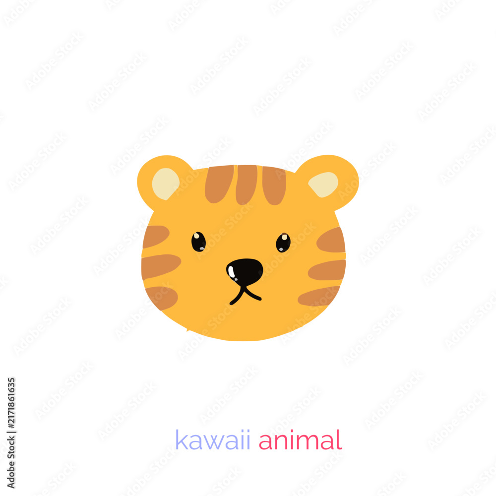 Fototapeta premium Cute Cartoon Animal Friends with Teddy Bear, Cat, Dog, and Lion Illustrations for Kids, Love, Fun, and Playful Greeting Card Design
