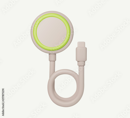 Magnetic Wireless Charger 3D Icon