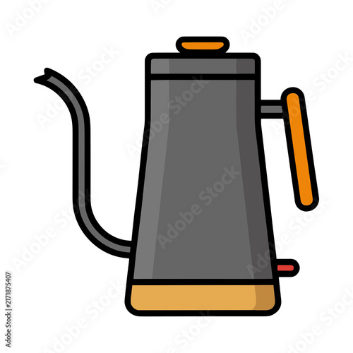 Fotografie Gooseneck Kettle Illustration