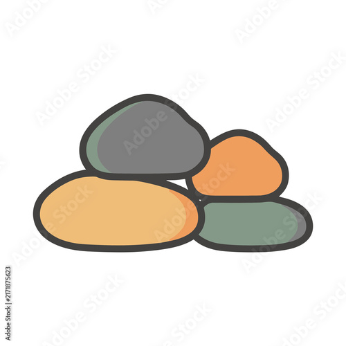 Photography Stack of colorful stones