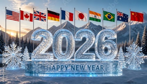 Obraz na płótnie happy new year