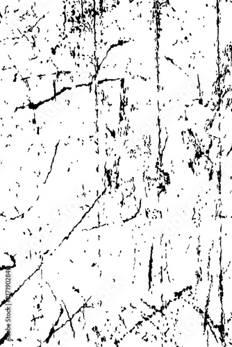 Black and White Scratch Grunge Overlay Texture, Distressed Weathered Line Vector Illustration