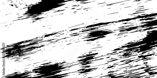 Black and White Grunge Texture Background, Distressed Noise Surface Vector Illustration