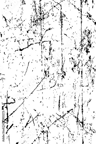 Black and White Scratch Grunge Overlay Texture, Distressed Weathered Line Vector Illustration