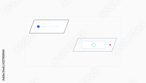 Thin Line Slider Icon Set, Minimalist Colorful Control Buttons, Modern Video Player Interface Design Element, Flat Gray Style Web UI Kit