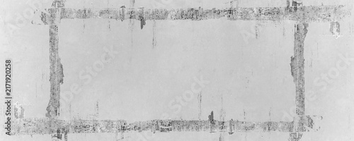 black scratched overlay texture - frame made of black old weathered rusty damaged flaked off metal steel structure, isolated on transparent background png