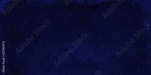 Konstfotografi Dark navy blue abstract texture with a distressed surface, subtle grain and tonal variations