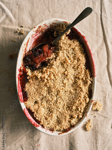 Foto Apple and Blackberry Crumble