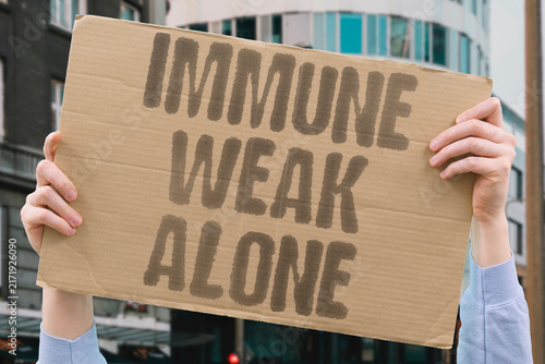 Фотография "Immune weak alone" Cortisol from isolation suppresses immunity