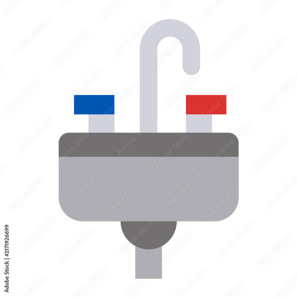 Obraz premium Sink Vector Design Icon Style