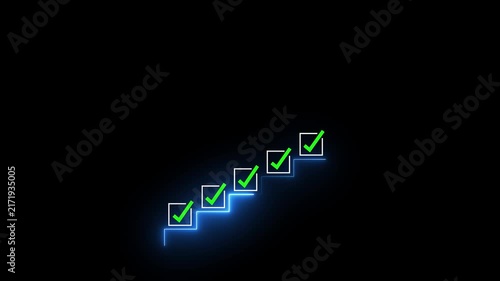Business planning goals with digital checklist and target strategy, success achievement steps, corporate project management, performance tracking, strategic on alpha transparent background.