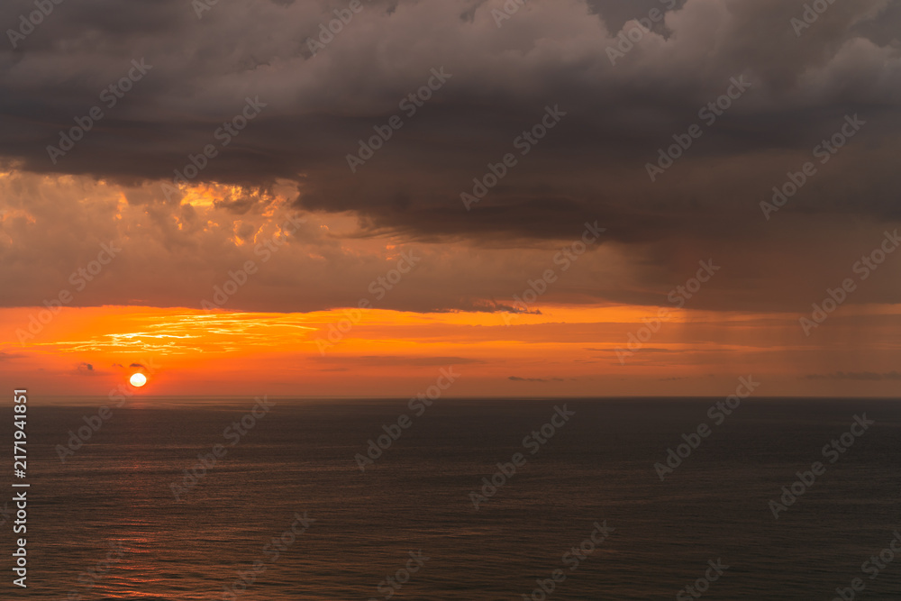 Fototapeta premium sunset over the baltic sea