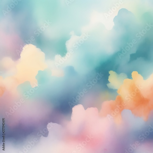 clouds and sun rays