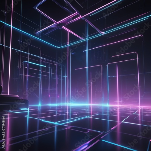abstract technology background vector