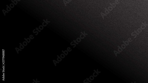 Obraz na plátně Gradient showcases a dark black grainy texture with smooth atmospheric fading shadows across the surface for minimal design projects