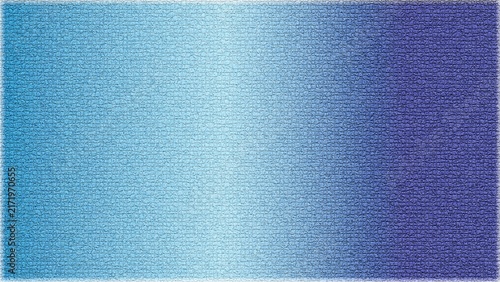Canvas Print Gradient wallpaper presents a luminous vertical band shifting softly from bright cyan blue into deep indigo violet