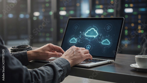 Cloud Computing Security and Storage System Management on Laptop in Data Center