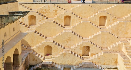 Fotografía peena panna ka kund or baoli in jaipur near fort
