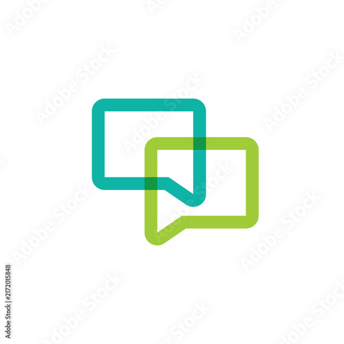 chat icon vector  logo design