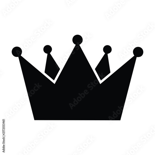 Set of royal pet crown silhouettes with dog or cat paw prints vector icons