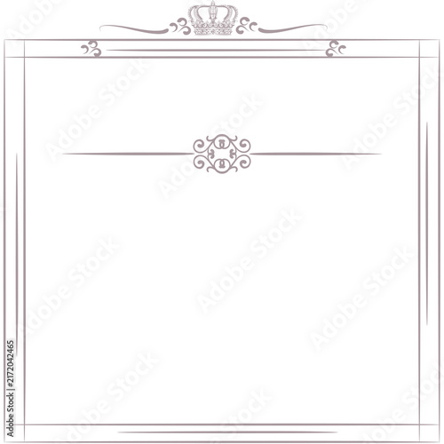 Blank white picture frame sketch on graph paper with precise pencil measurements
