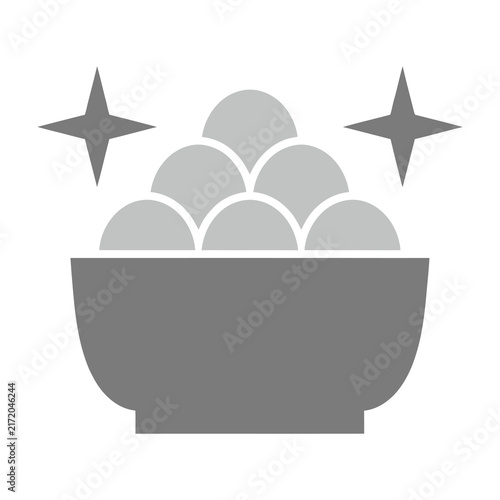 Golden bowl of coins with shining stars symbolizing wealth and financial prosperity
